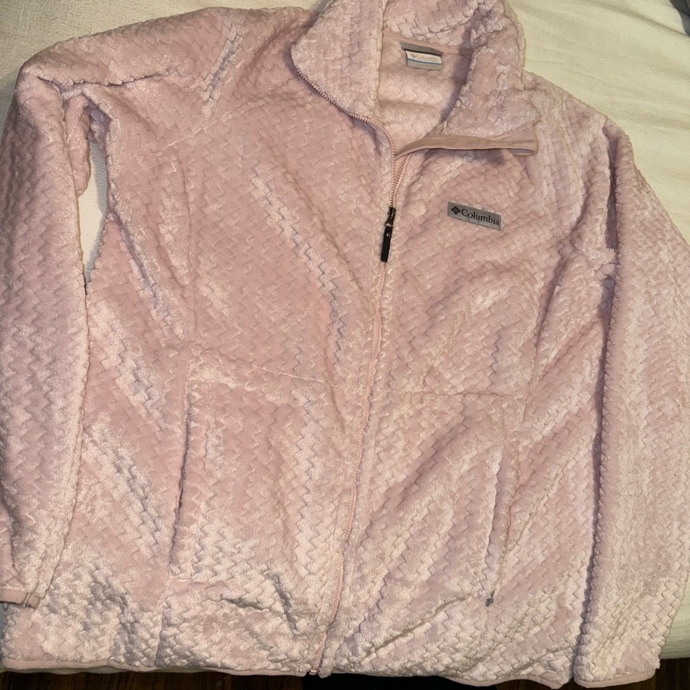 Columbia pink sweater